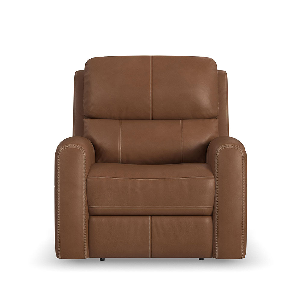 Linden Power Recliner in Caramel