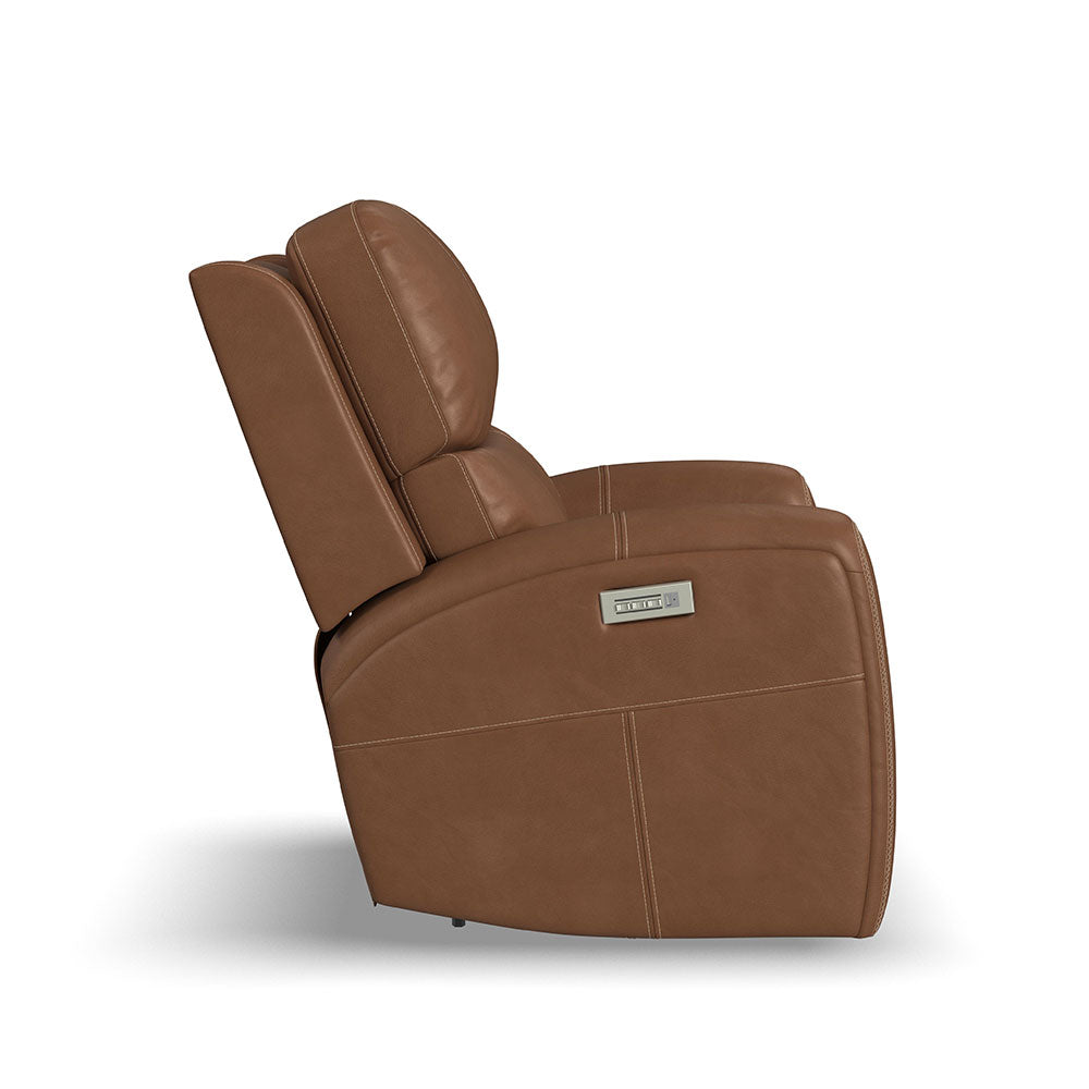 Linden Power Recliner in Caramel