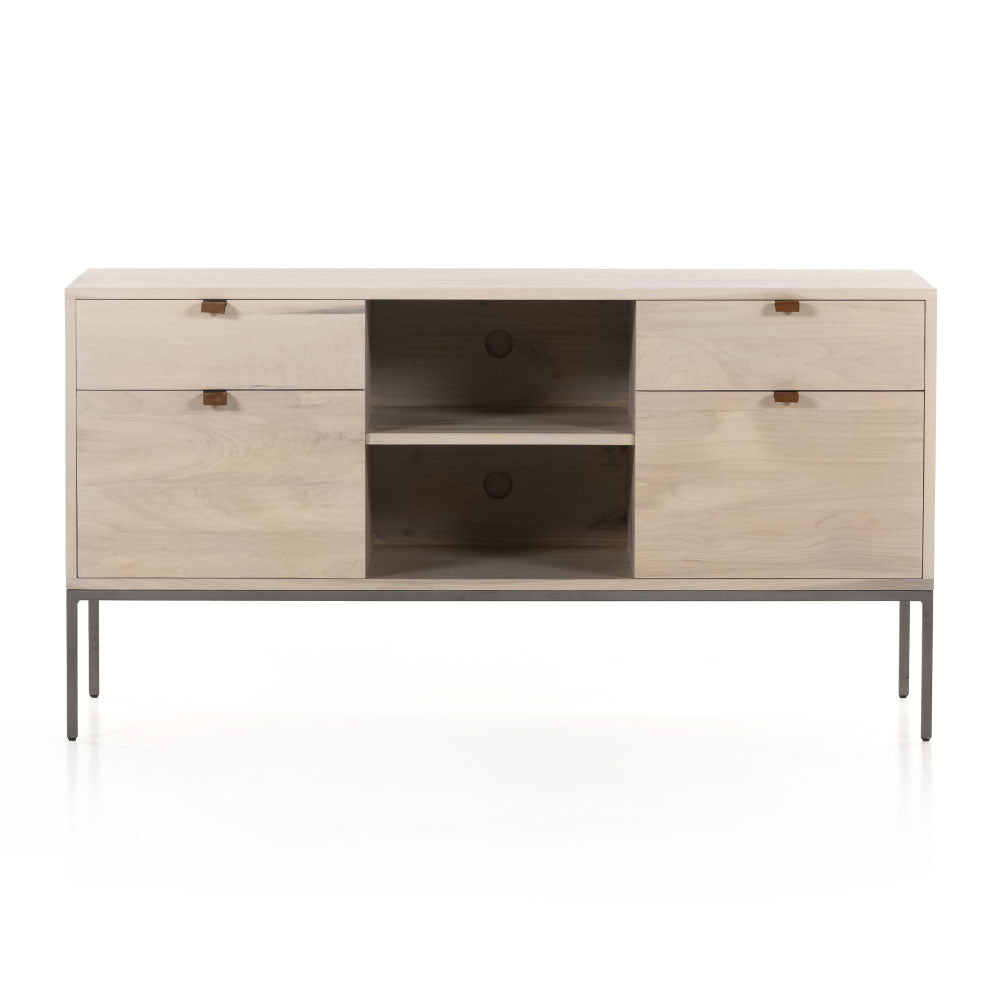 Trey Modular Filing Credenza in Dove Poplar