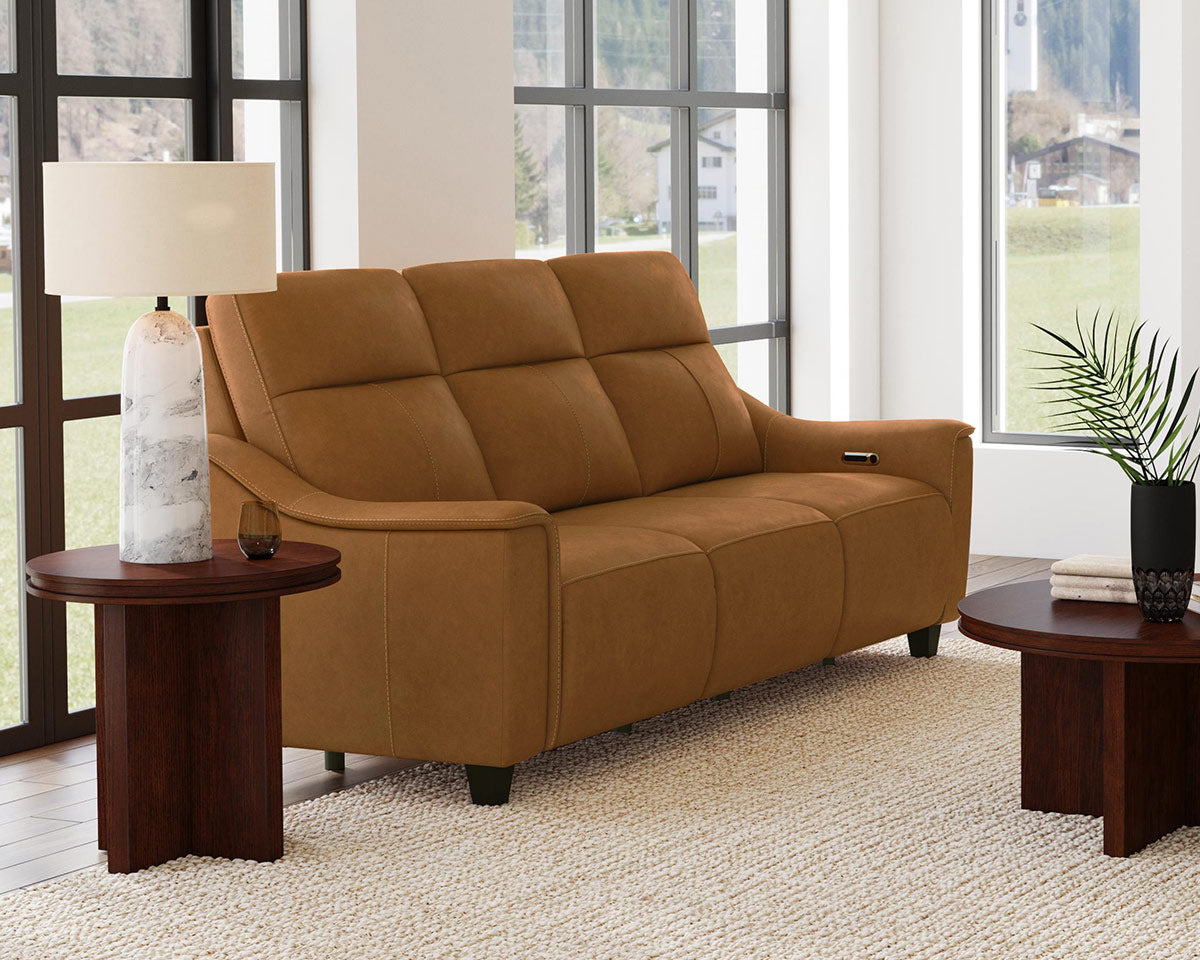 Walter Leather Power Reclining Sofa