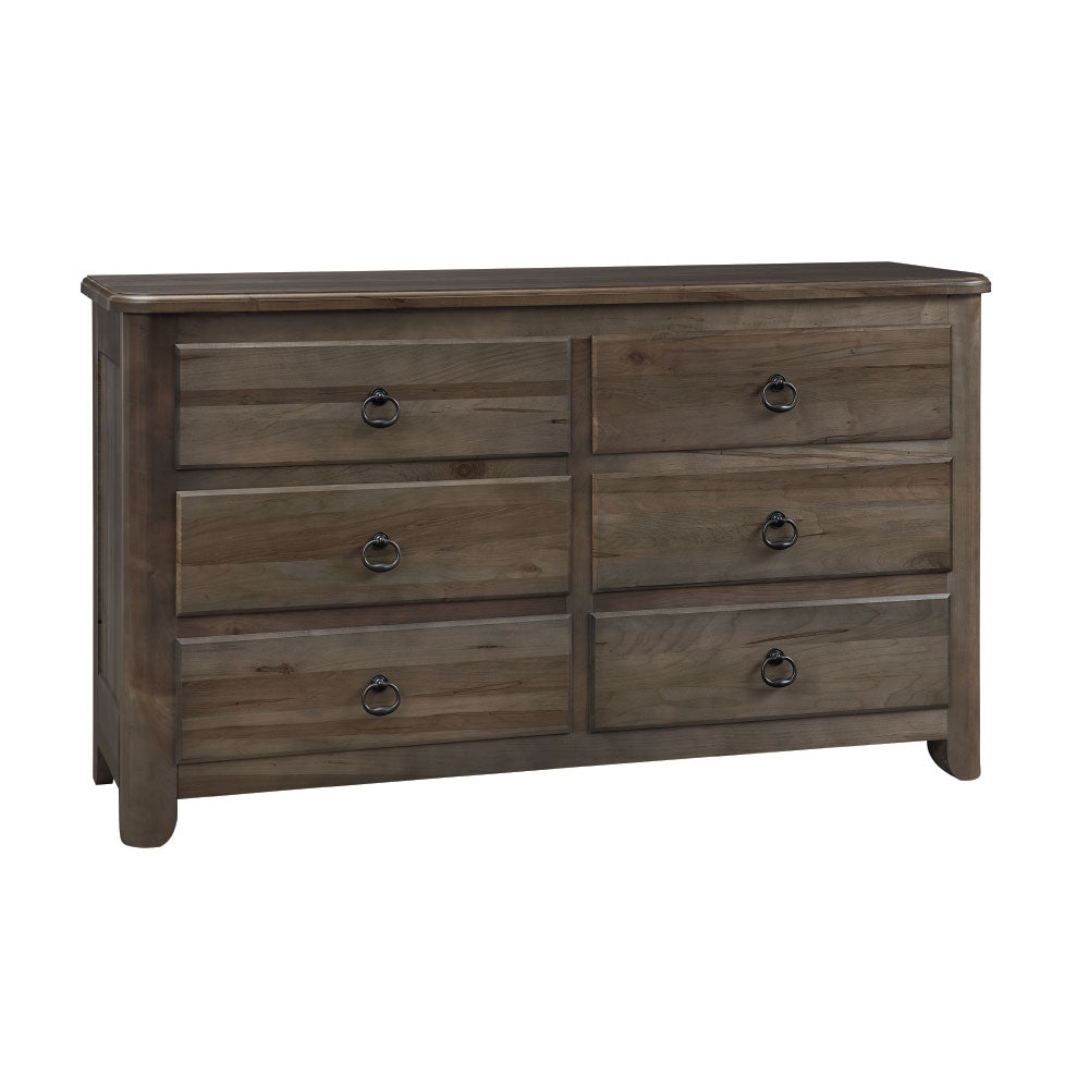 Heritage 6-Drawer Dresser in Greylan Maple