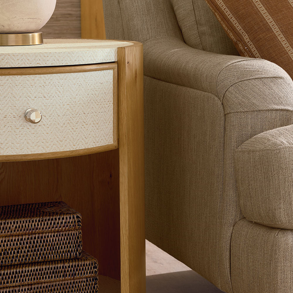 Newbury Round Open Front End Table – The Tin Roof