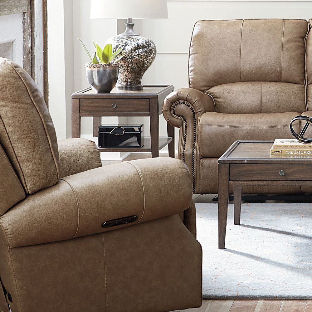 Prescott Wallsaver Power Recliner in Wheat