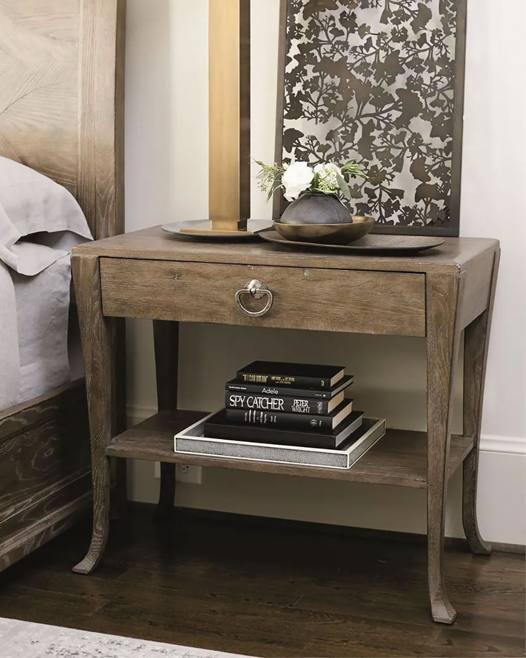 Rustic Patina 9-Drawer Dresser & 2 Nightstands