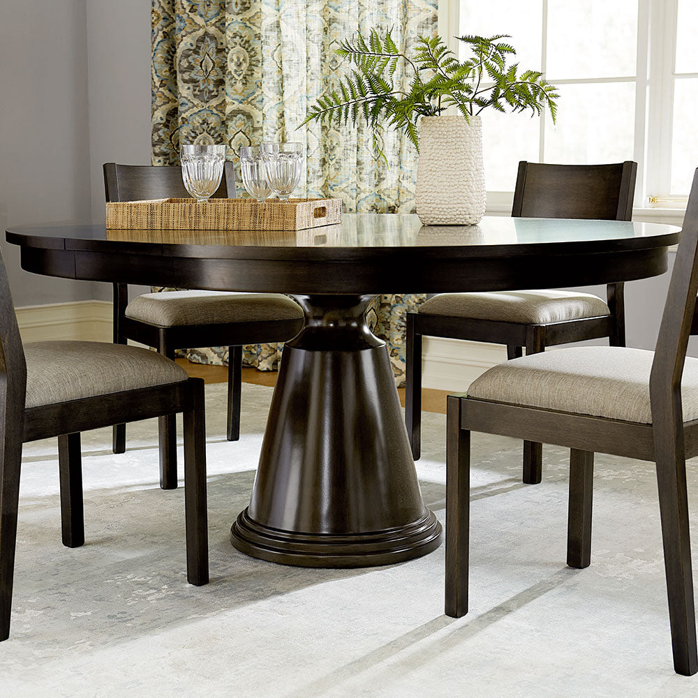 Nichols 52" Round Dining Table with Leaf