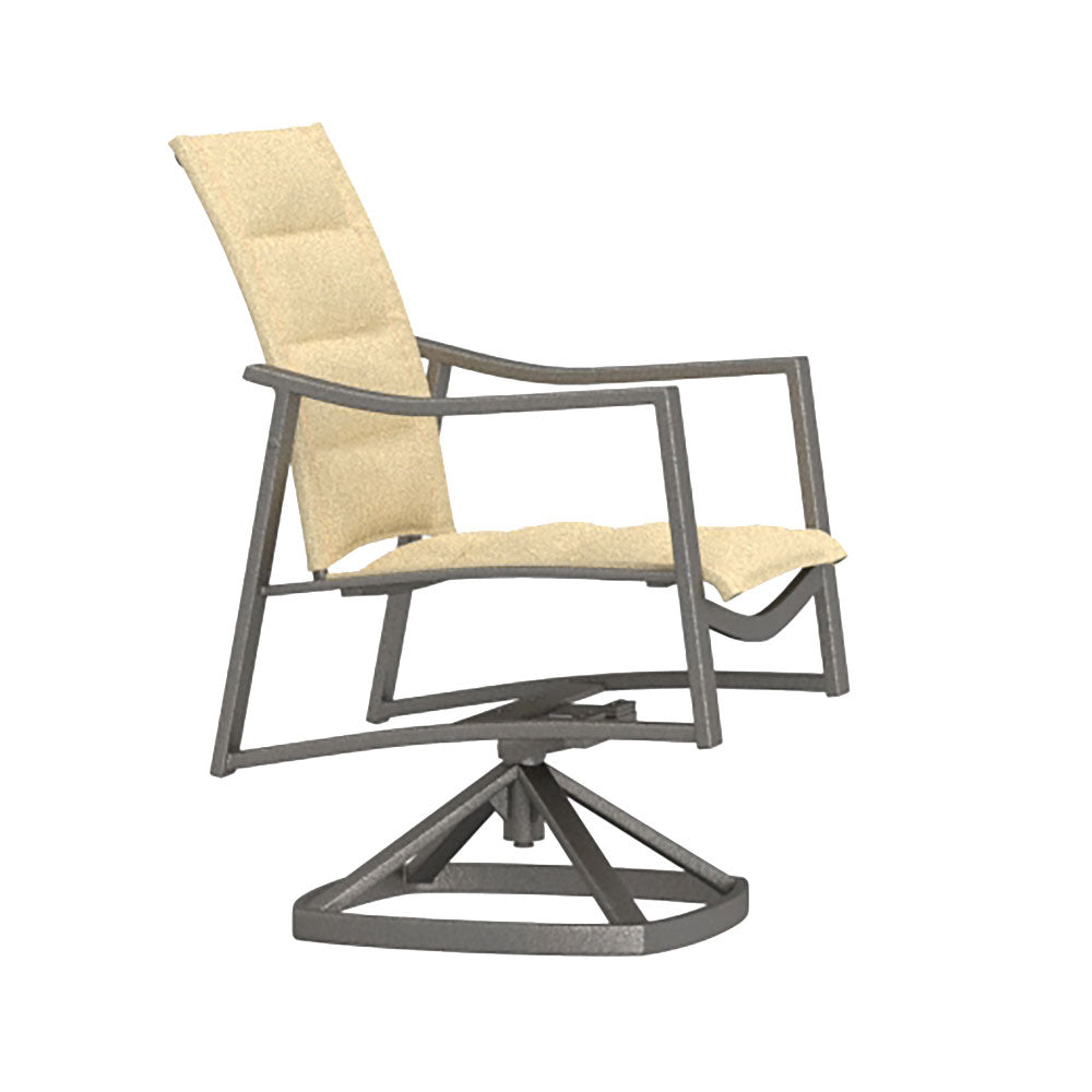 Avana Padded Sling Swivel Rocker Chair