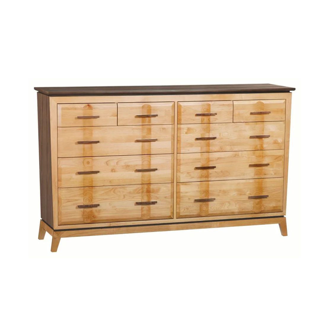 Addison Alder & Walnut Wood 70" Dresser