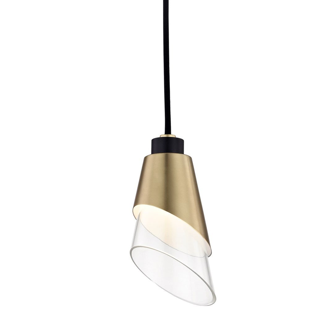 Angie Pendant in Polished Nickel