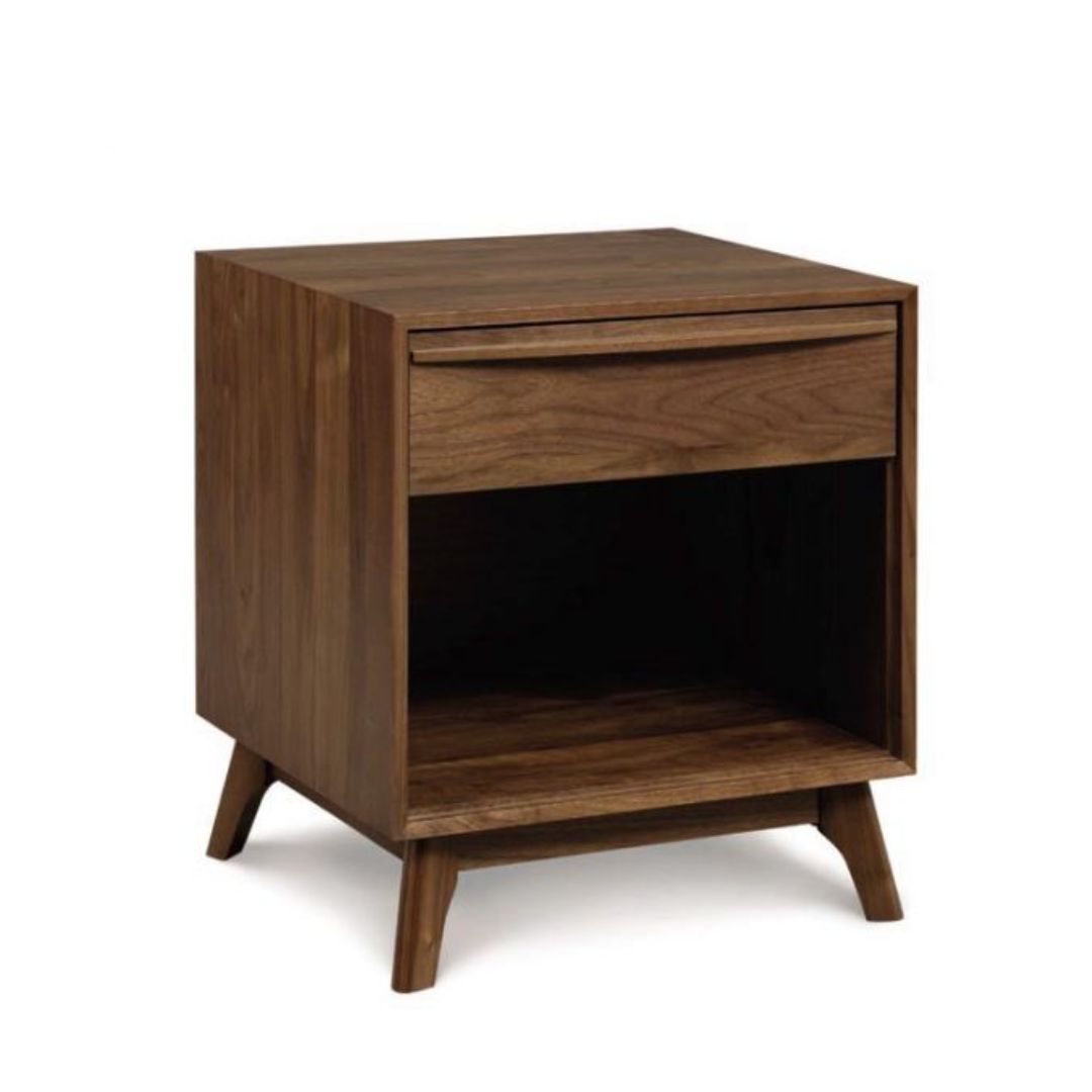 Catalina Natural Walnut One Drawer Nightstand