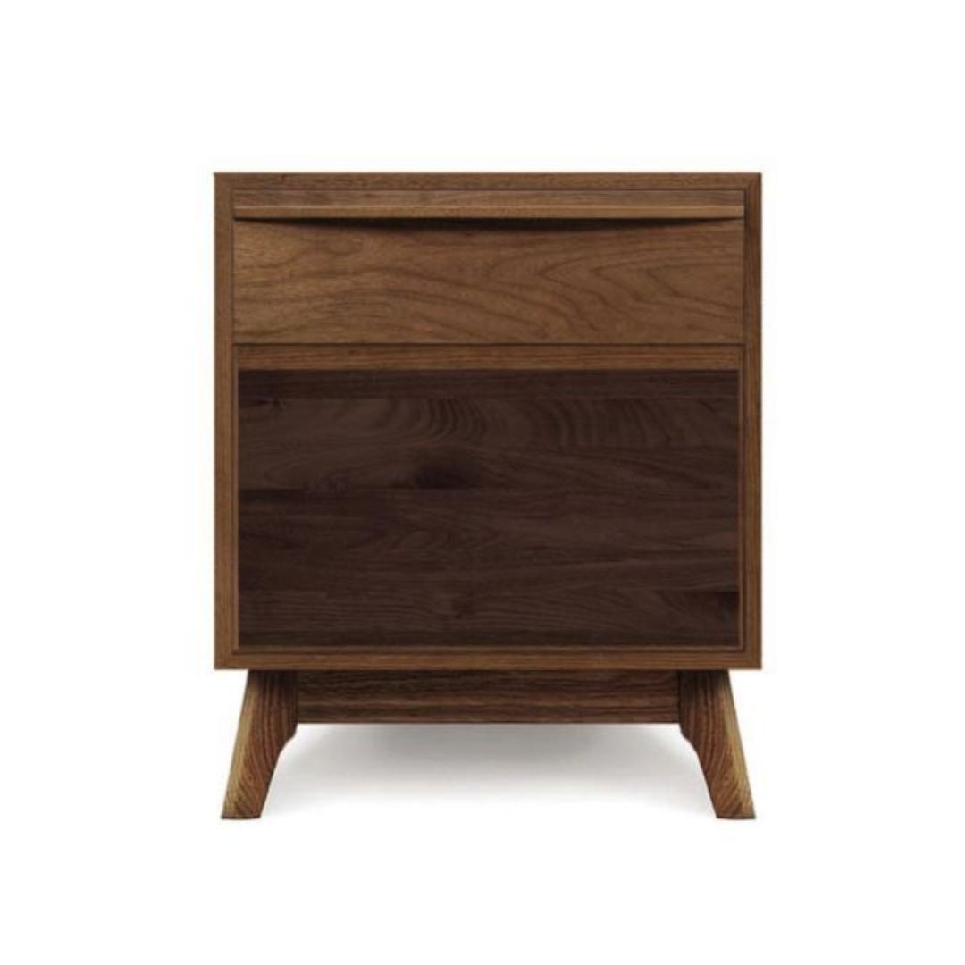 Catalina Natural Walnut One Drawer Nightstand