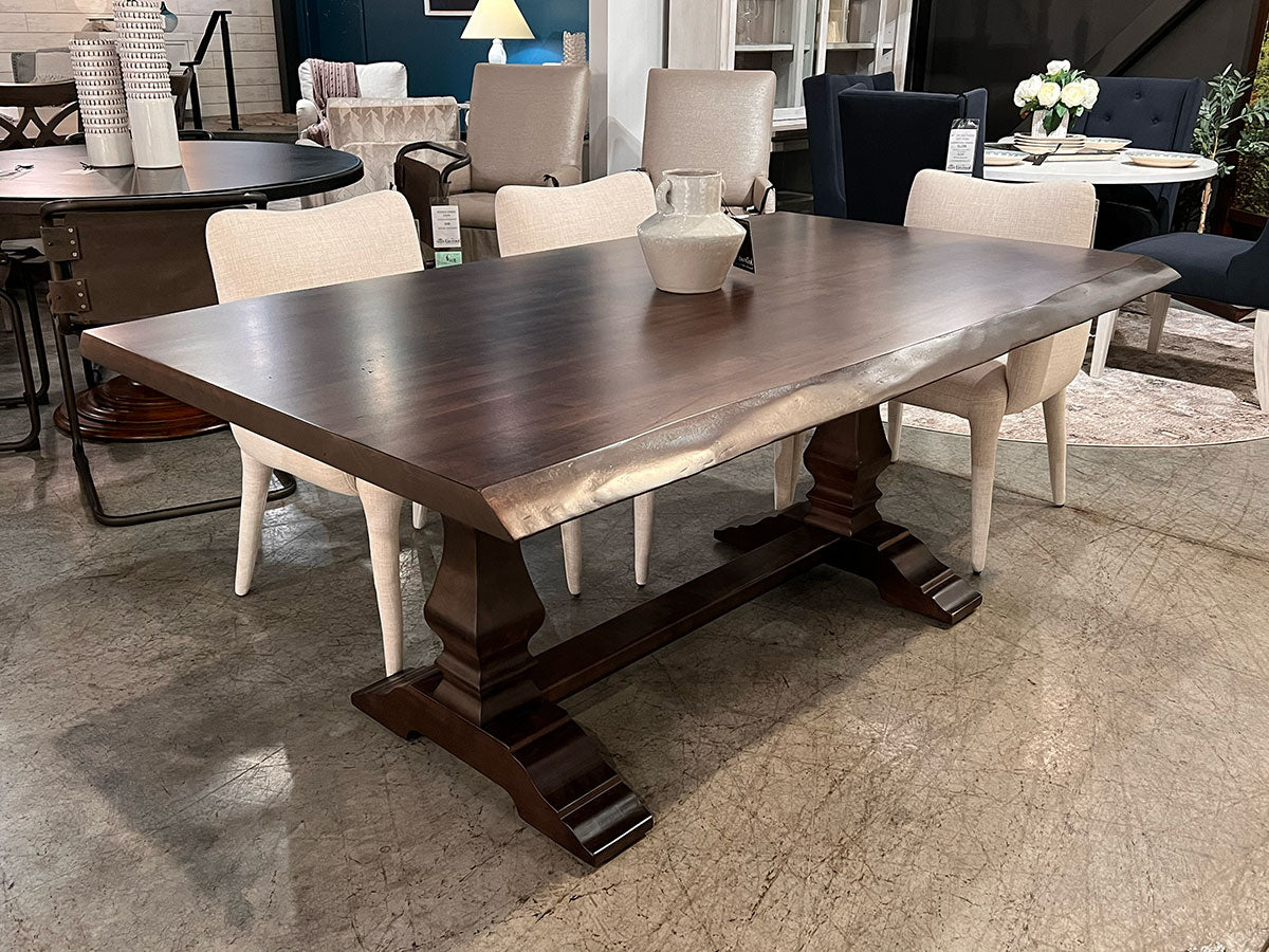 Harvest Live Edge Maple Dining Table