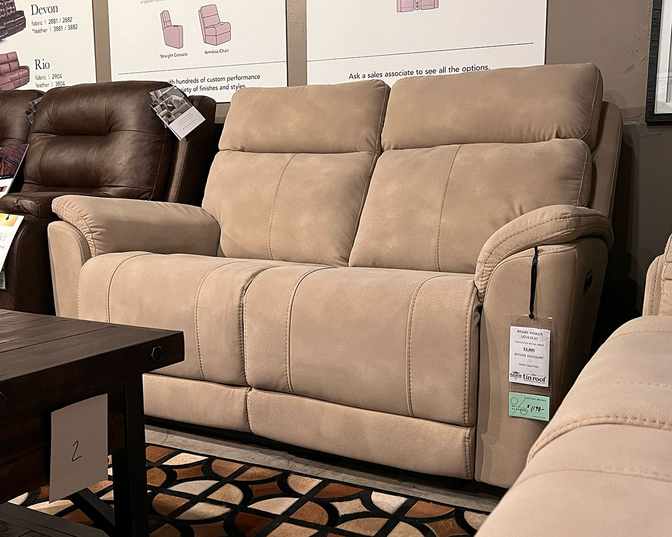 Warren Power Reclining Loveseat