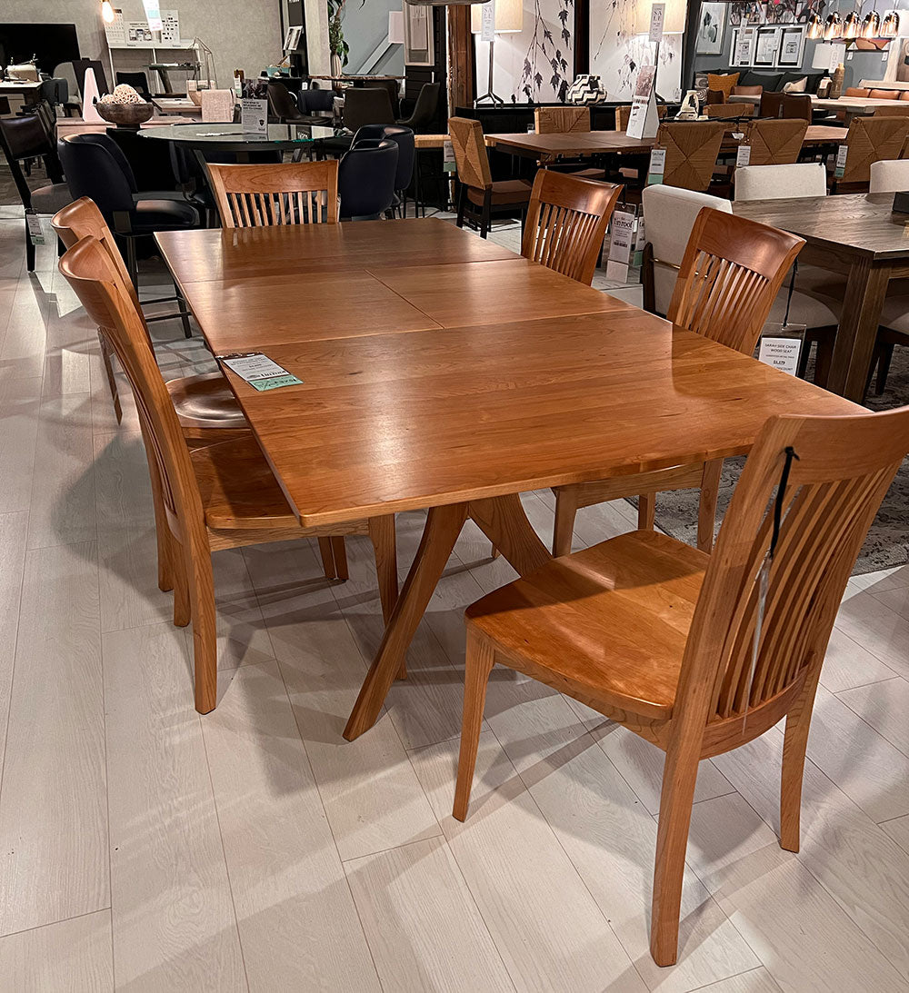 Audrey Extension Dining Table in Natural Cherry