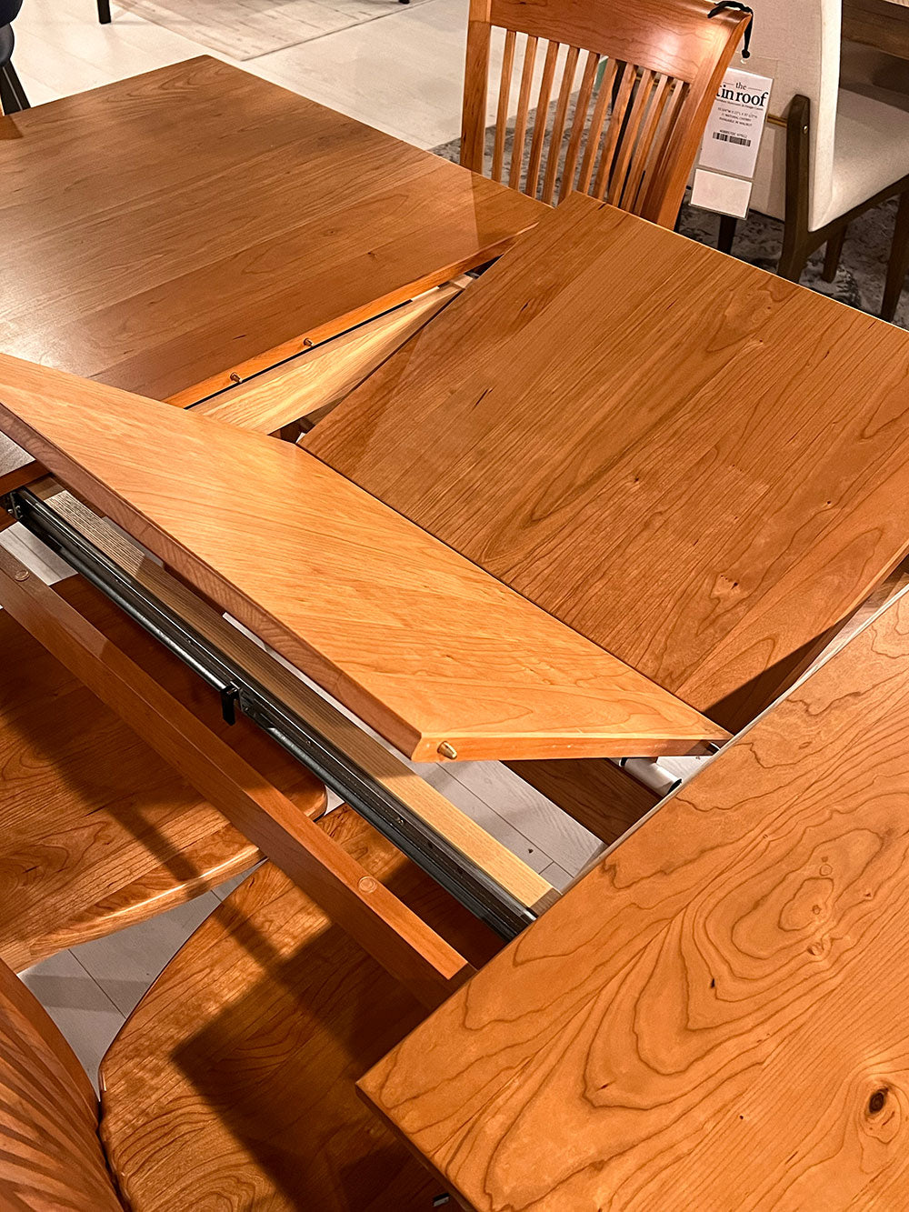 Audrey Extension Dining Table in Natural Cherry