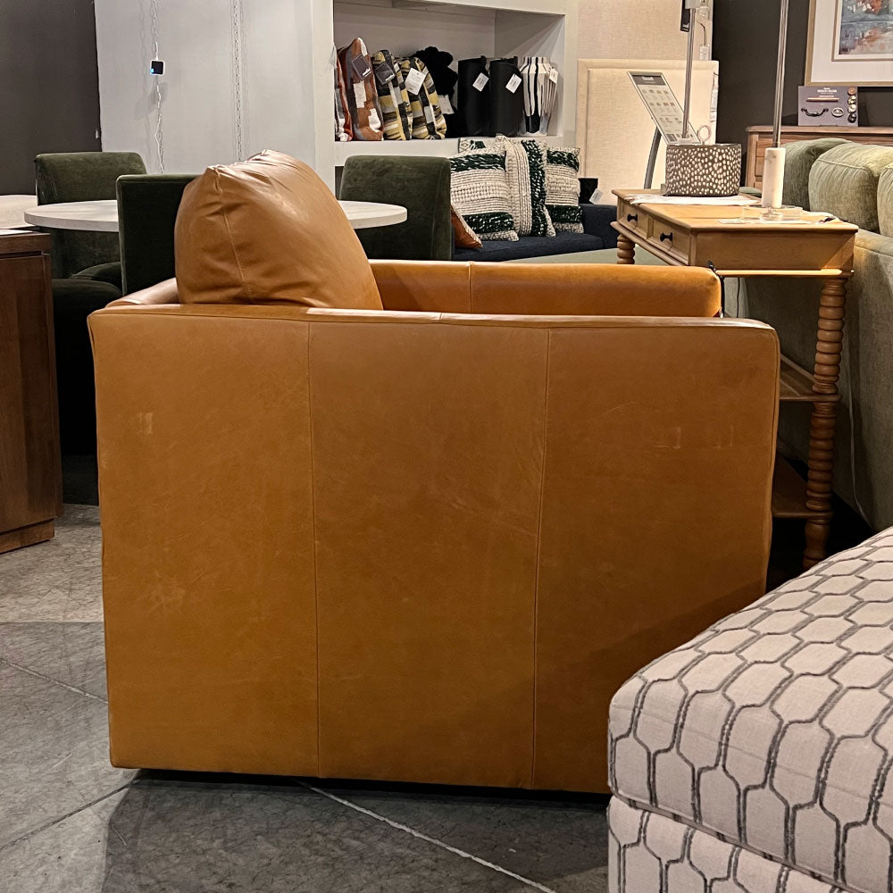 Beckham Leather Swivel Chair