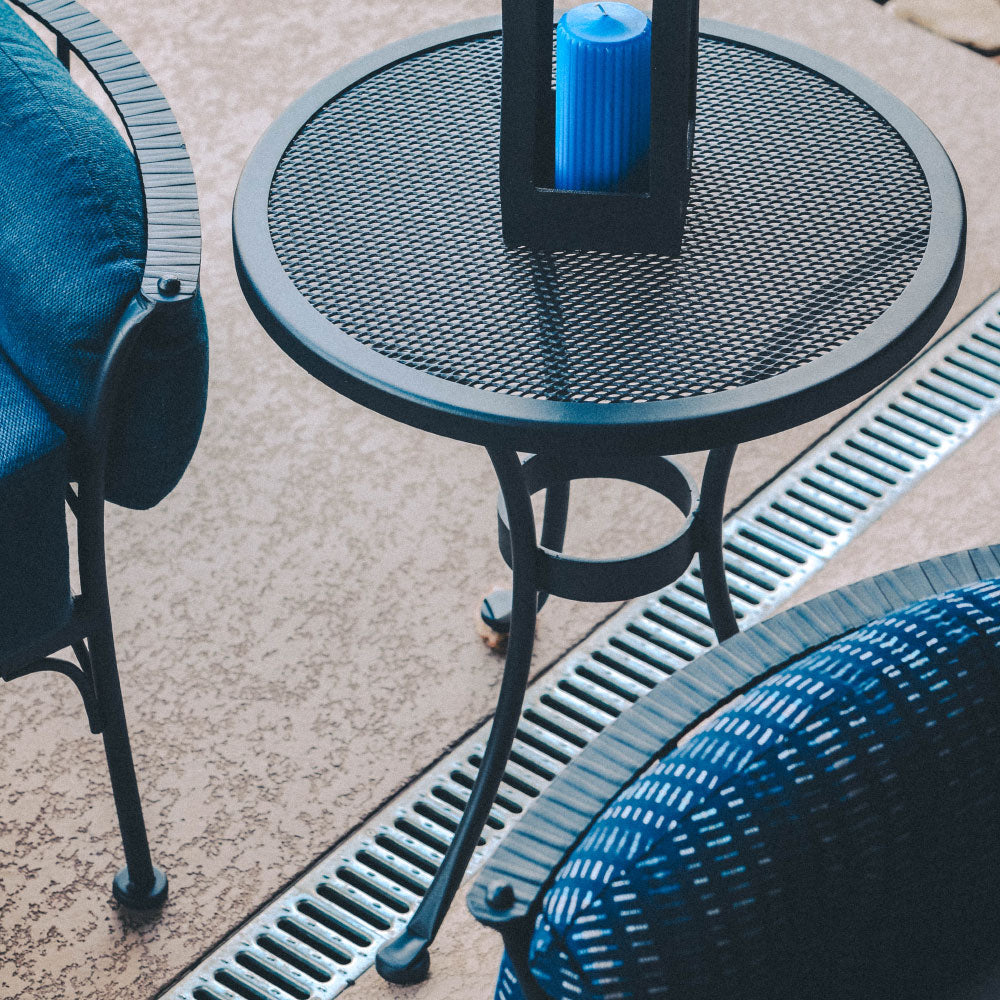 Micro Mesh Iron Side Table