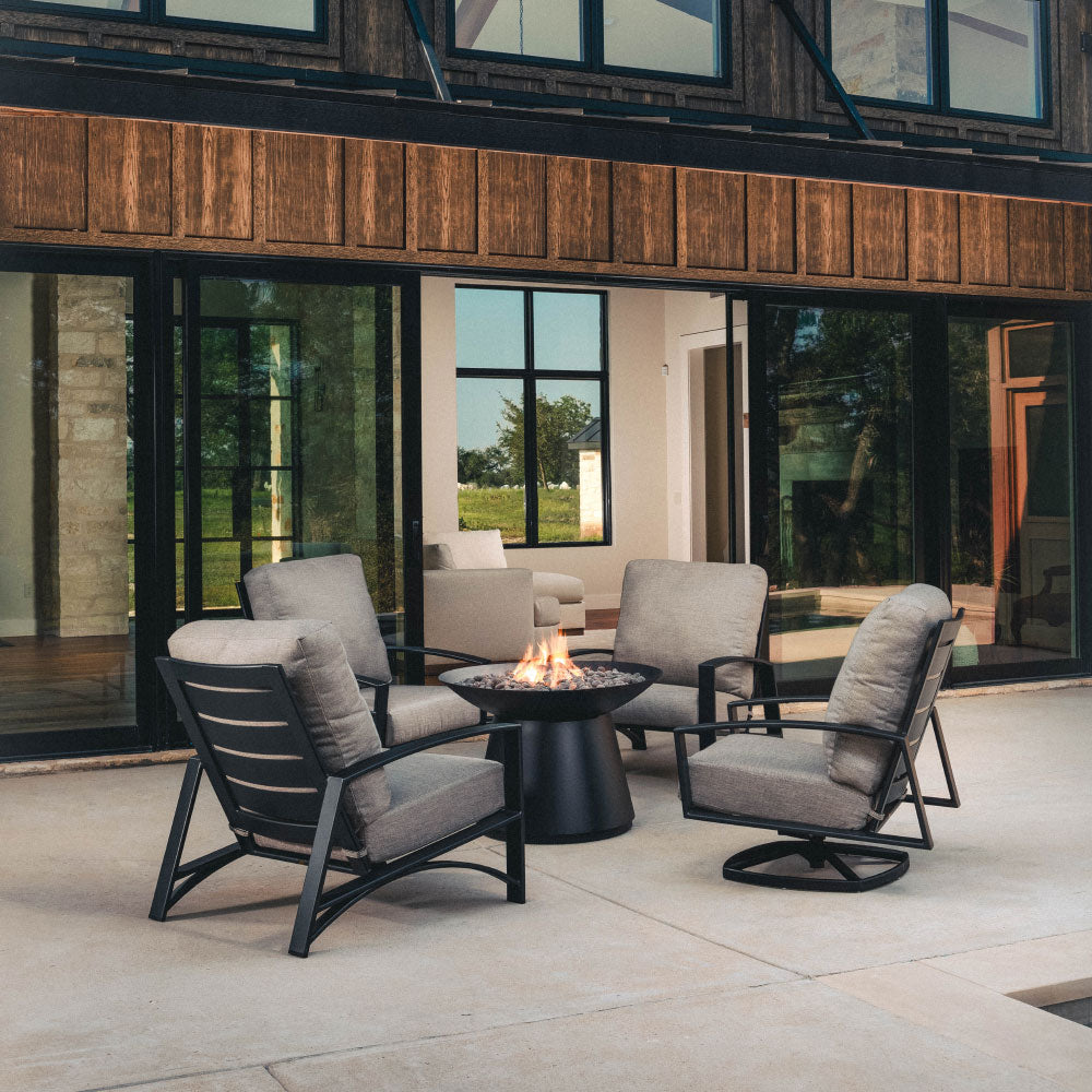 Arc Outdoor Swivel Rocker Lounge Chair