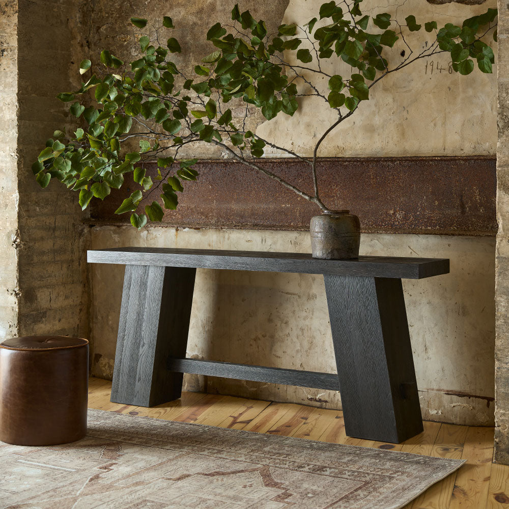 Griffith Park Obsidian Console Table – The Tin Roof