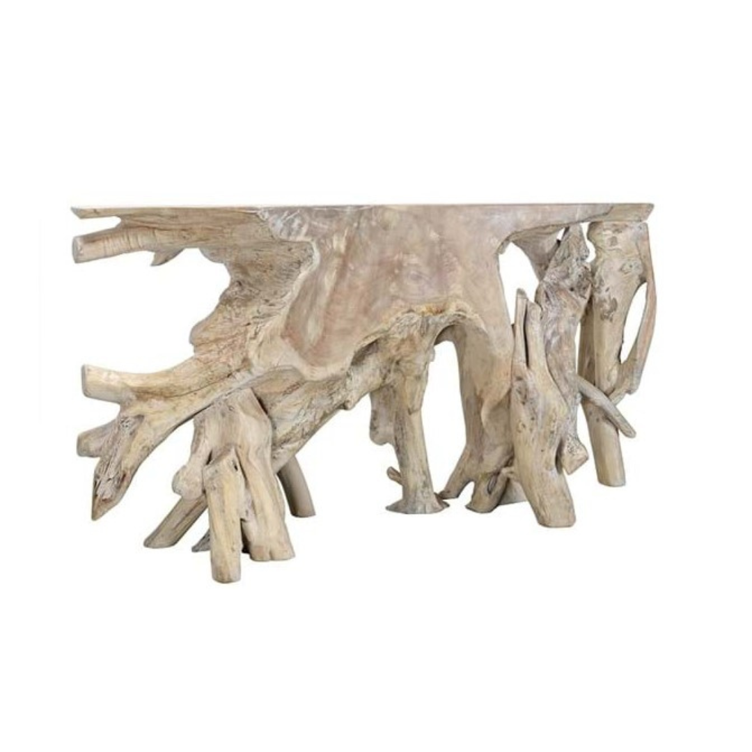 Cypress Teak Root Console Table