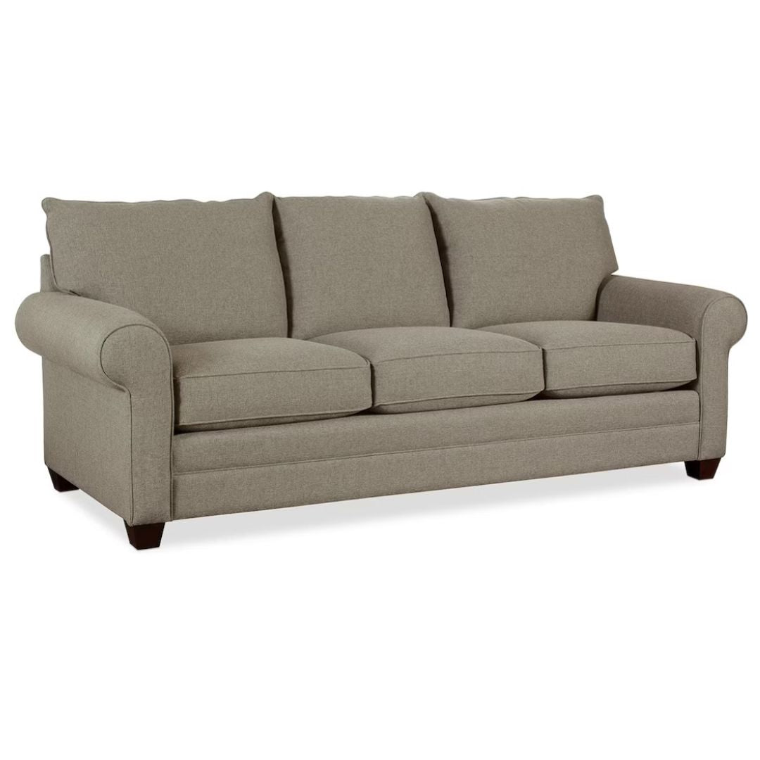Alexander Three Cushion Large Roll Arm Sofa