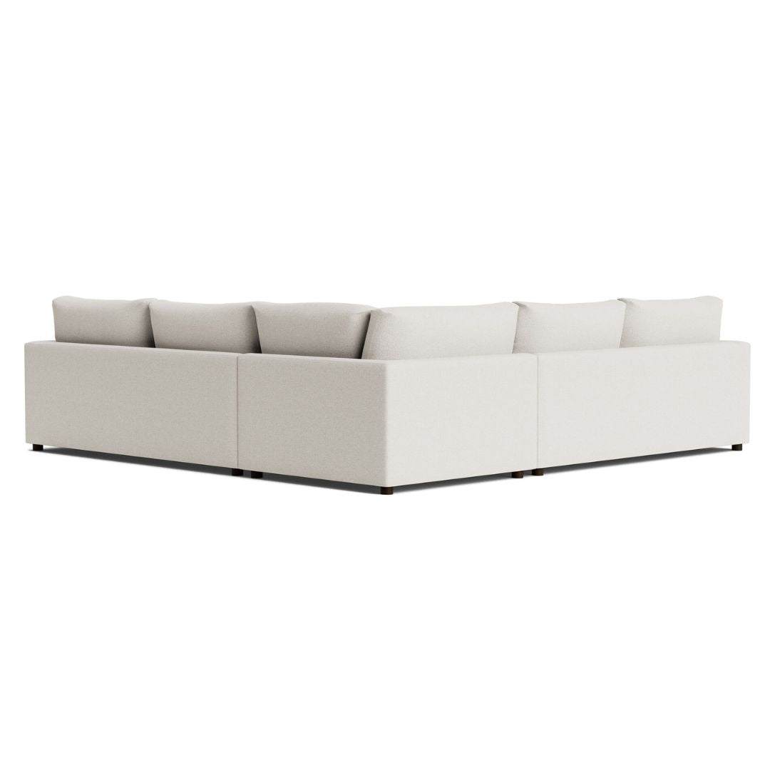Allure Track Arm Three Piece Sectional