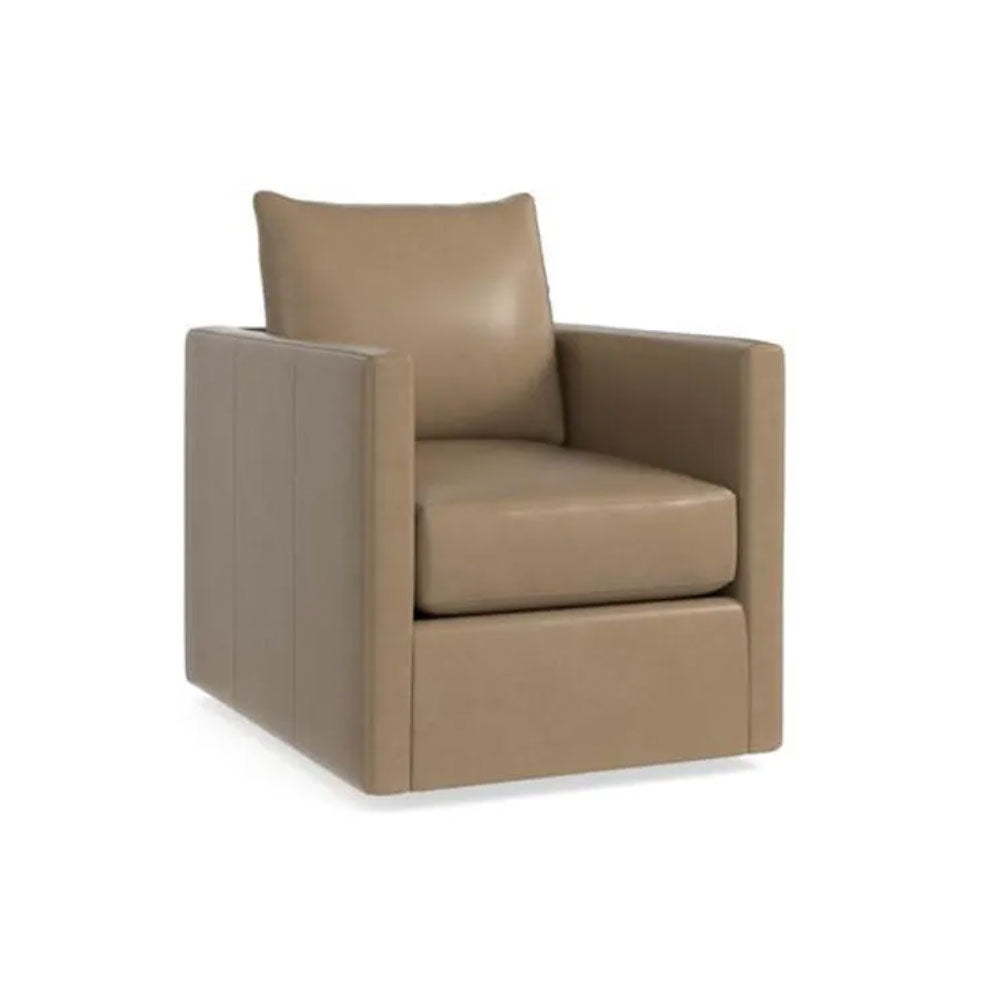 Beckham Leather Swivel Chair