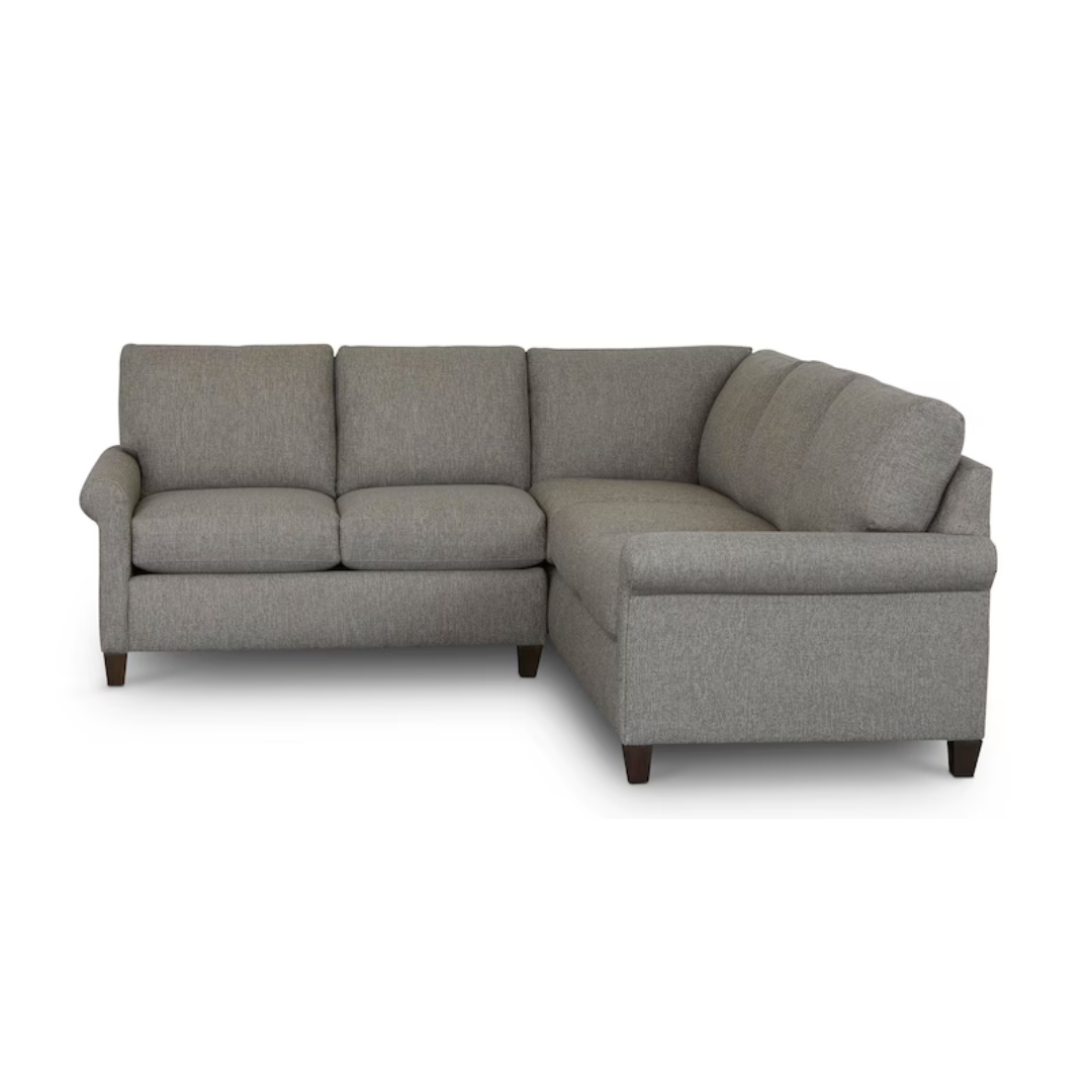 Spencer Roll Arm L-Shaped Sectional – The Tin Roof