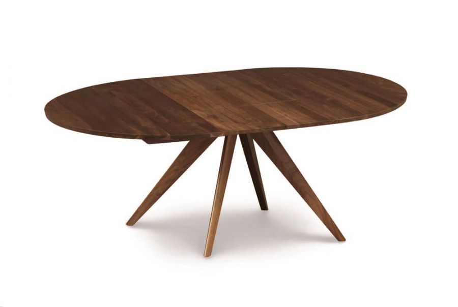 Catalina Natural Walnut 48" Round Extension Table