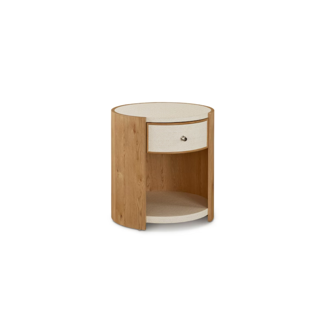 Newbury Round Open Front End Table – The Tin Roof