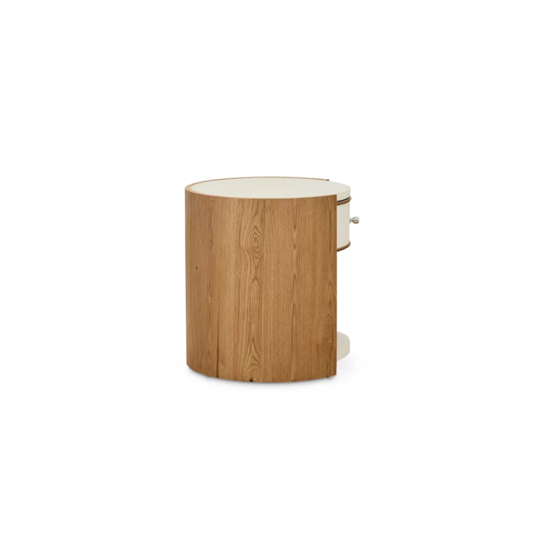 Newbury Round Open Front End Table – The Tin Roof