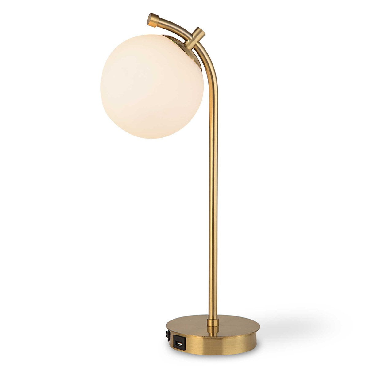 Gold Globe Desk Lamp