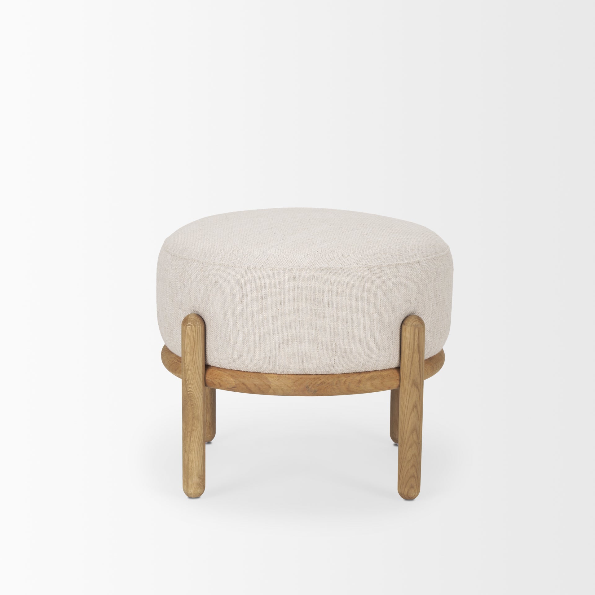 Gwynn Beige Pouf