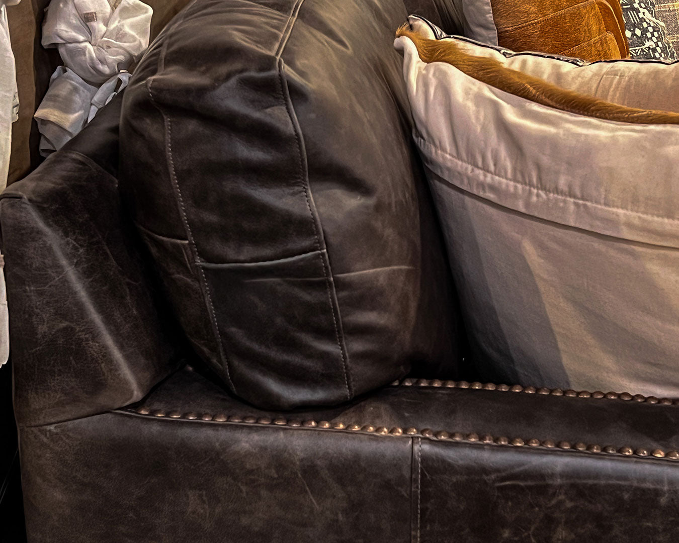 Bassett Ladson Leather Sofa