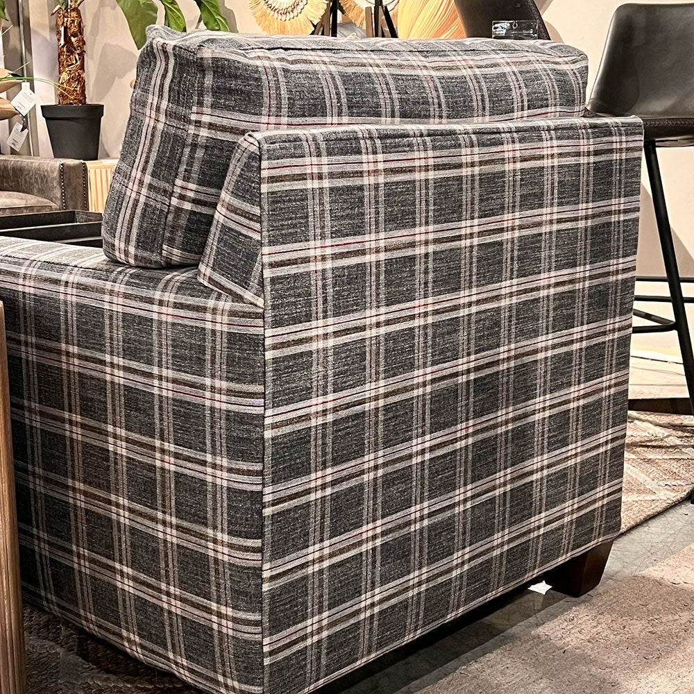 Bassett Ladson Chair in Plaid