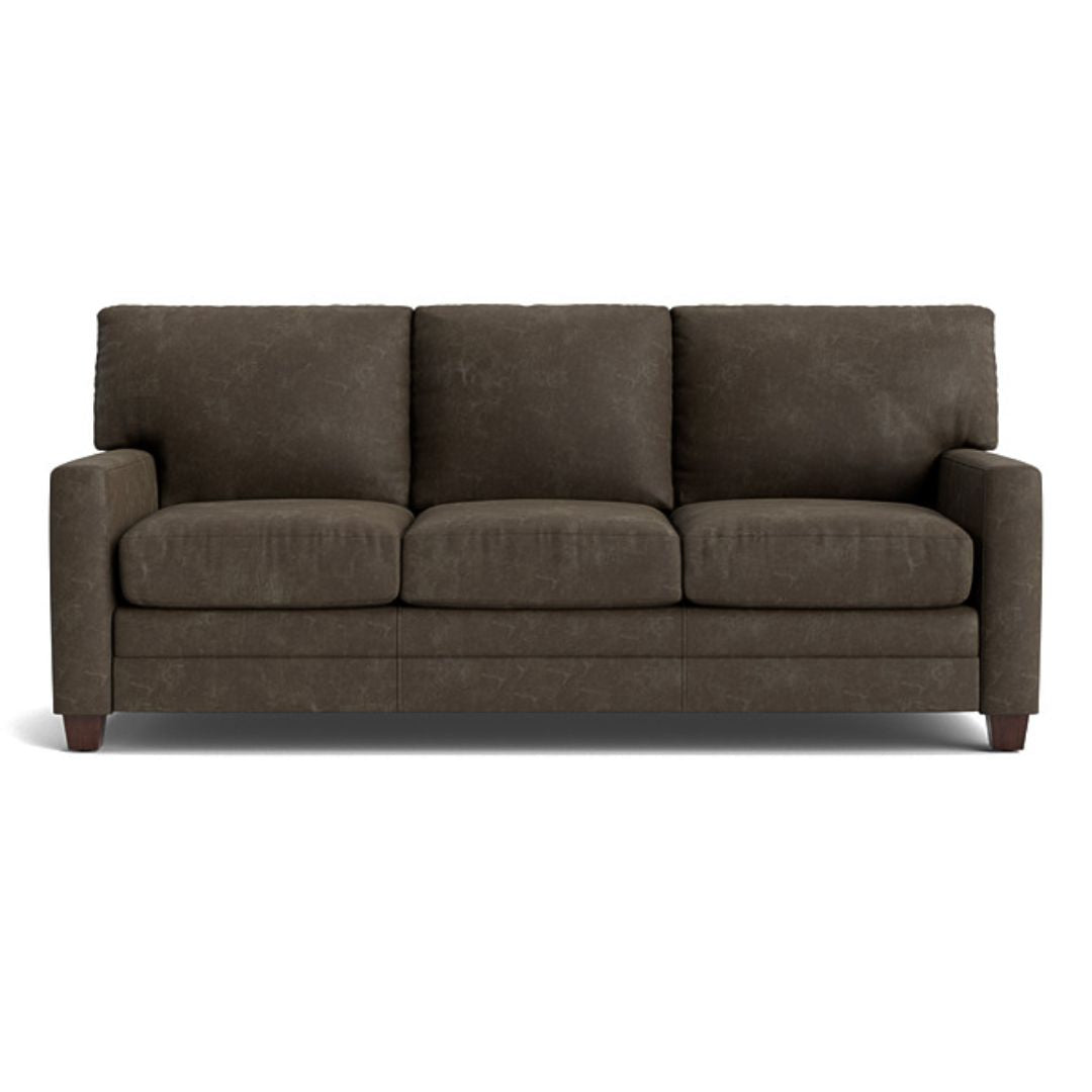 Bassett Ladson Leather Sofa