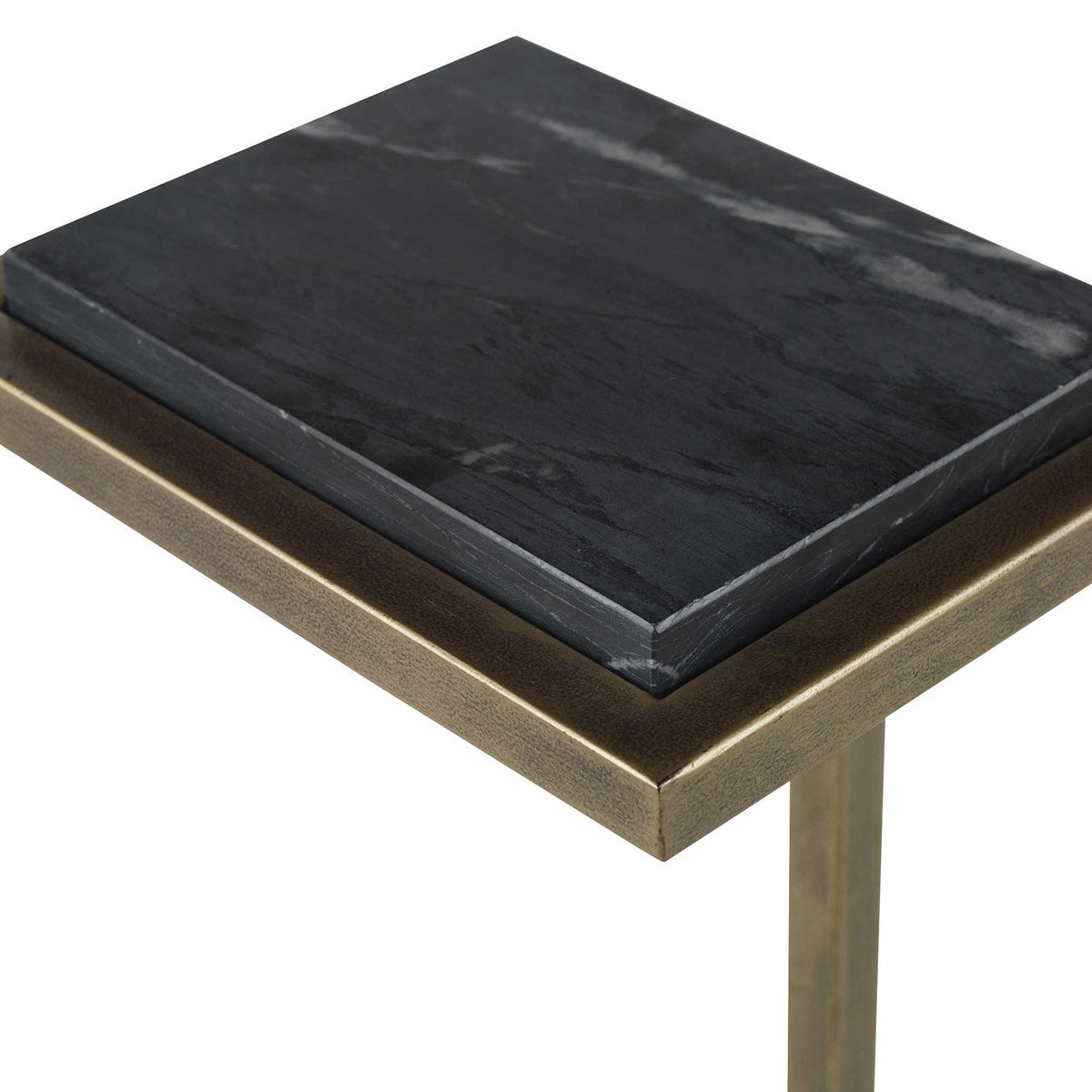 Black Marble Martini Table