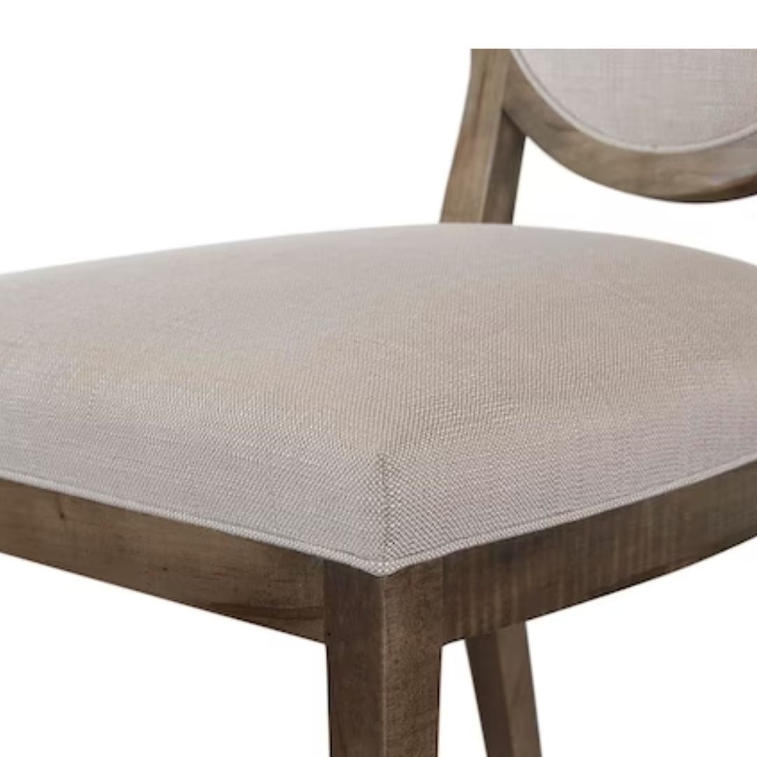 Ostrow Oak Fabric Dining Chair