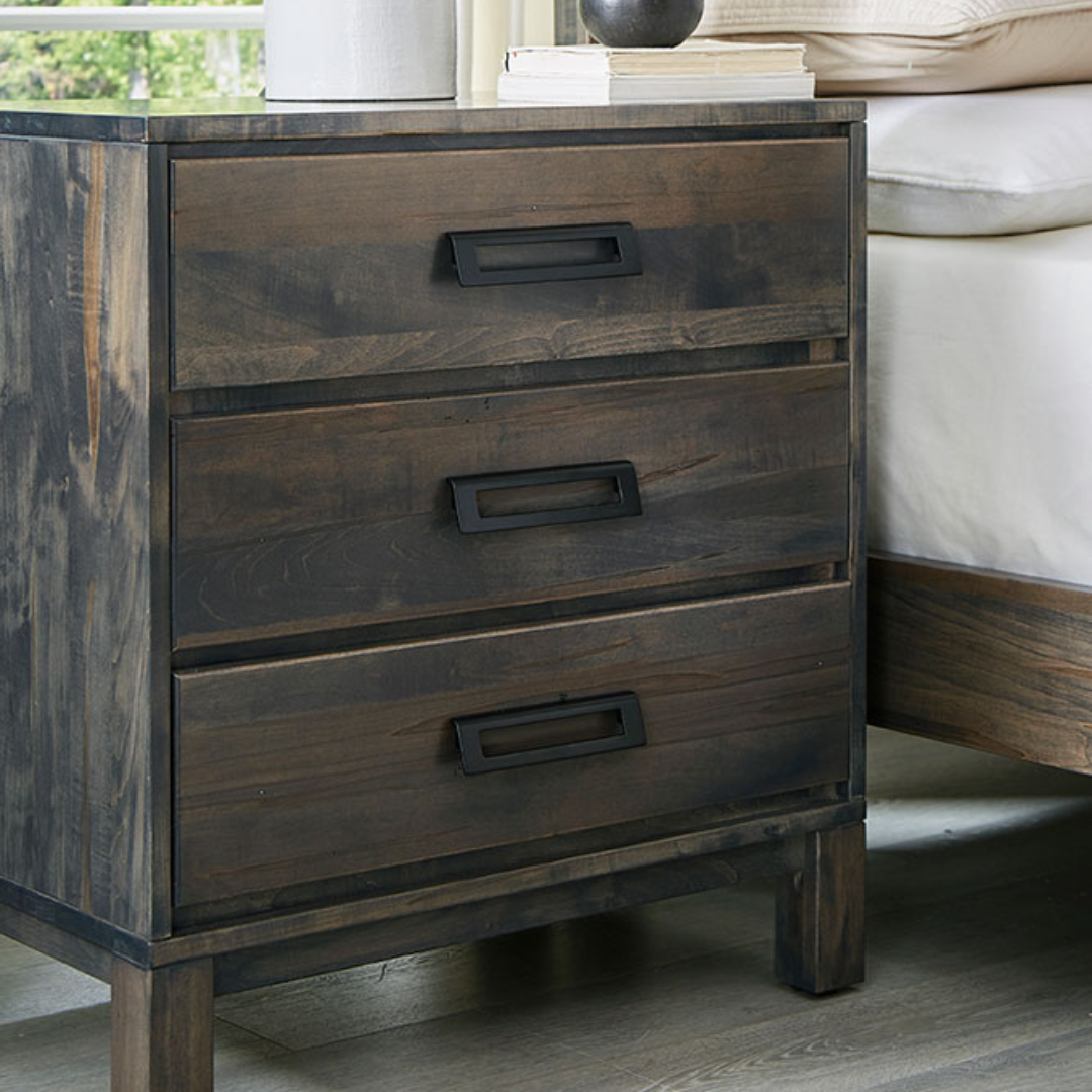 Tappan Three Drawer Nightstand