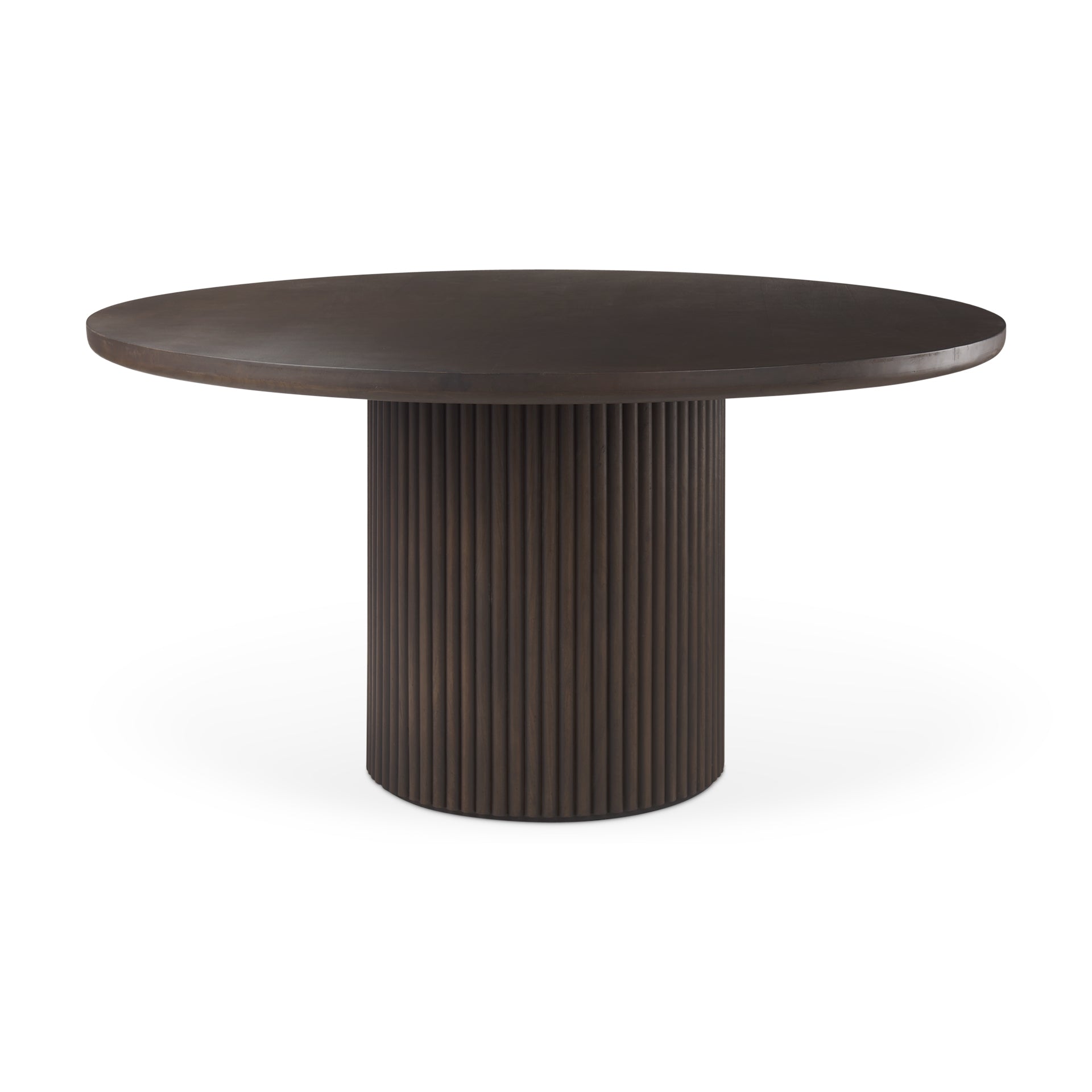 Terra Round Fluted Dining Table