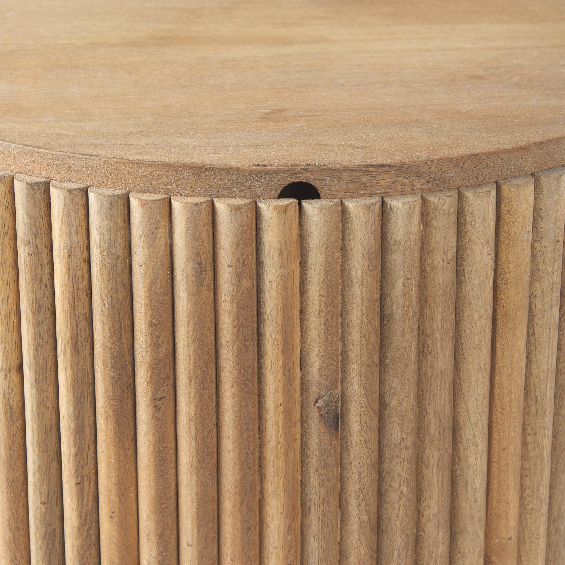 Terra Fluted Side Table