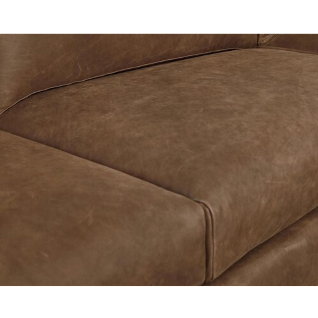 Weldon Two Piece Leather Sectional