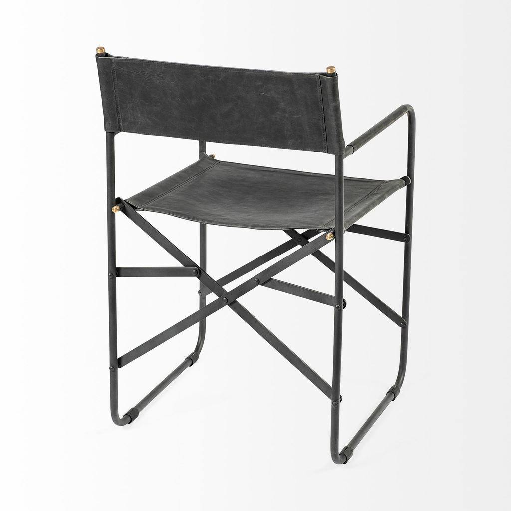 Onyx Leather Dining Chair - The Tin Roof Furniture