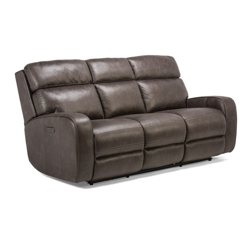 Tomkins Park Leather Reclining Sofa