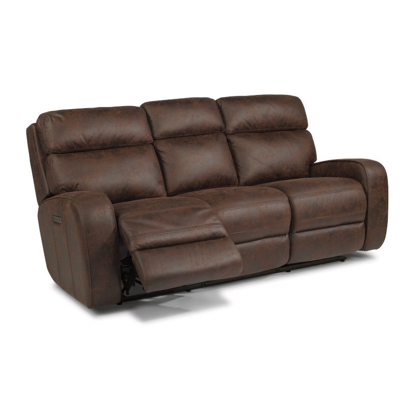 Tomkins Park Leather Reclining Sofa