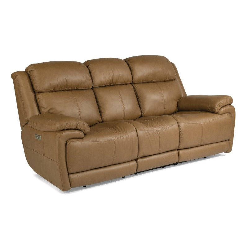 Elijah Leather Reclining Sofa