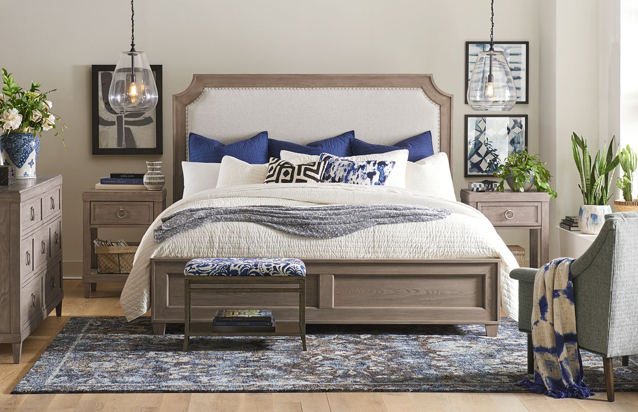 Ventura Upholstered Bed – The Tin Roof