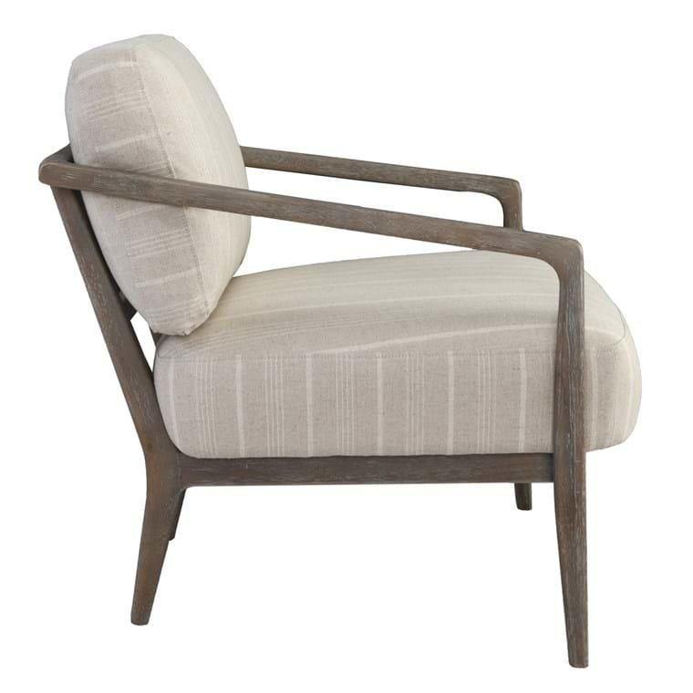 Felipe Striped Accent Chair - The Tin Roof Furniture