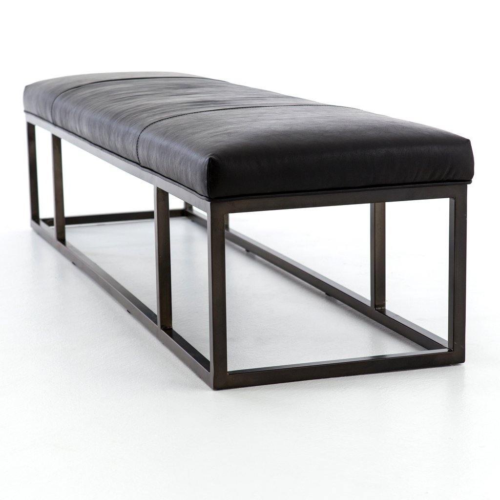 Beaumont Leather Bench - The Tin Roof Furniture