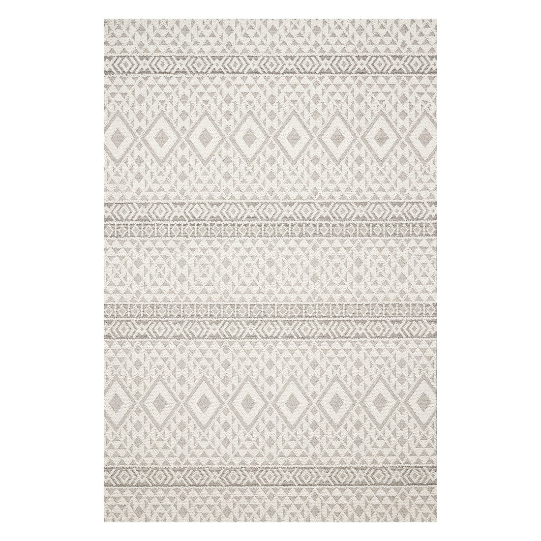 Cole Silver & Ivory Indoor Outdoor Rug