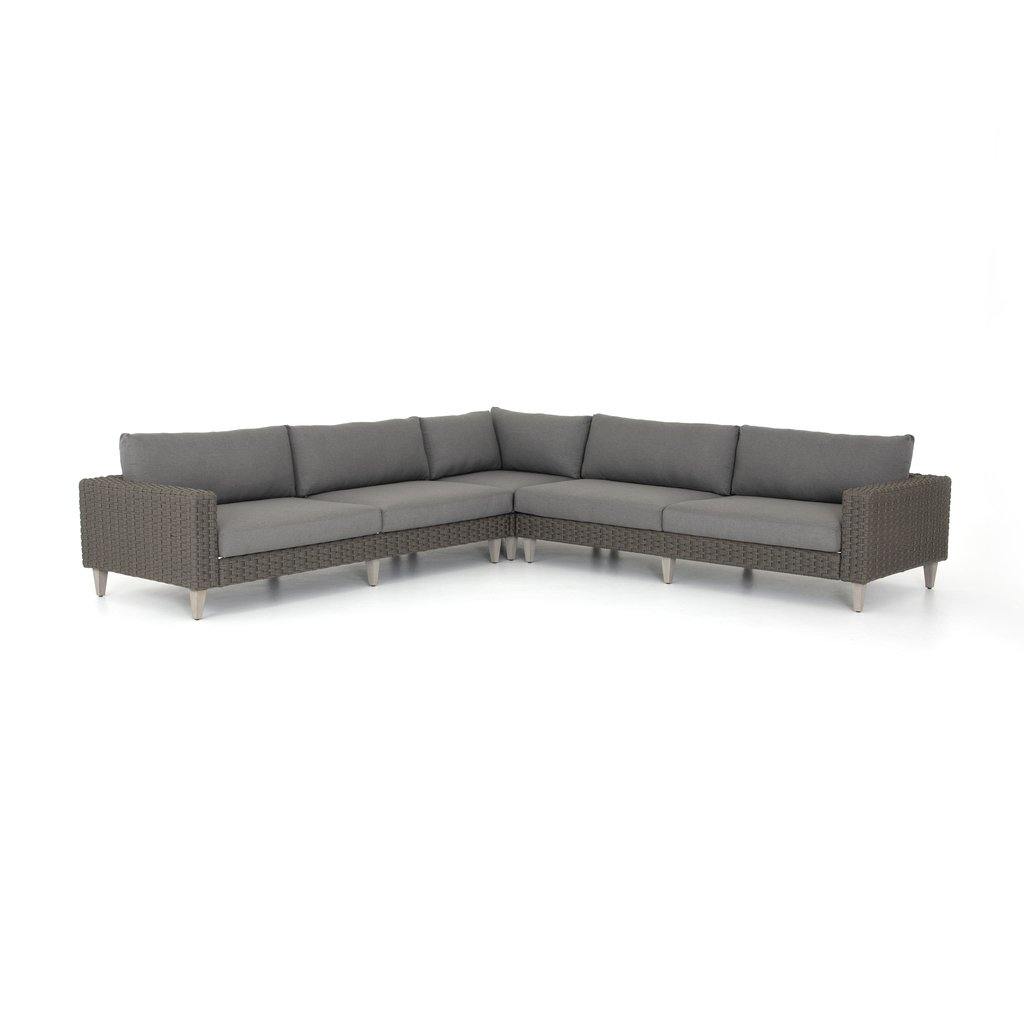 Remi Outdoor 3 Piece Sectional - The Tin Roof Furniture